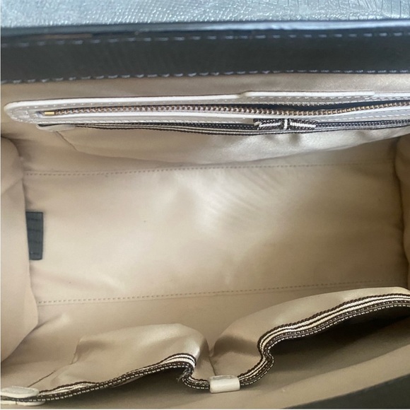 Henri Bendel Grey Uptown Satchel Lizard - Picture 5 of 10